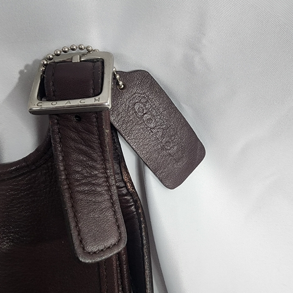 Coach Dark Brown Leather Crossbody Bag - Picture 5 of 8